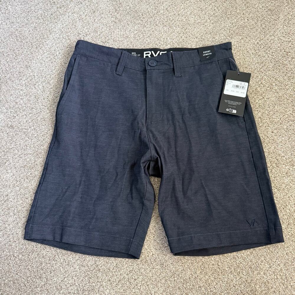 NWT RVCA Youth Boys Back In Hybrid Walk Shorts Sz 27